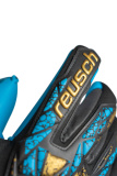 Reusch Attrakt Aqua Finger Support 5470450 7714 black blue gold 2